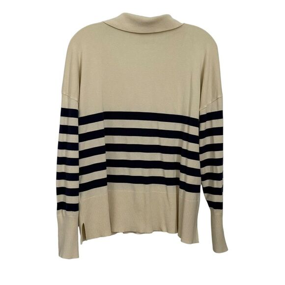 Saks Fifth Ave V-neck Striped Sweater size XL - Picture 4 of 7